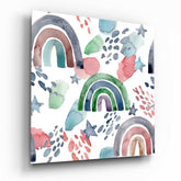 Rainbow Glass Wall Art.